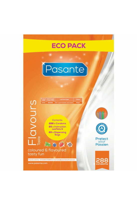 PASANTE - PRESERVATIVI ECO PACK GUSTI BORSA 288 UNIT