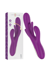 INTENSE - APOLO VIBRATORE MULTIFUNZIONE RICARICABILE 7 VIBRAZIONI CON LINGUA OSCILLANTE VIOLA