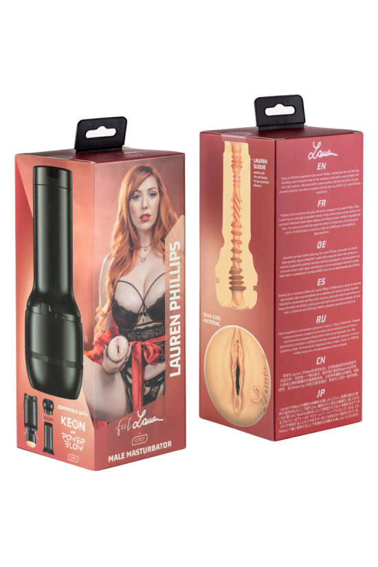 KIIROO - COLLEZIONE FEEL LAUREN PHILLIPS STARS STROKERS COMPATIBILI CON POWERBLOW