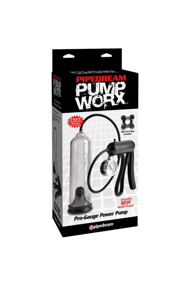 PUMP WORX - POMPA PRO-GAUGE POWER TRASPARENTE
