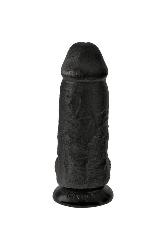 KING COCK - PENE REALISTICO PASSODATO 23 CM NERO