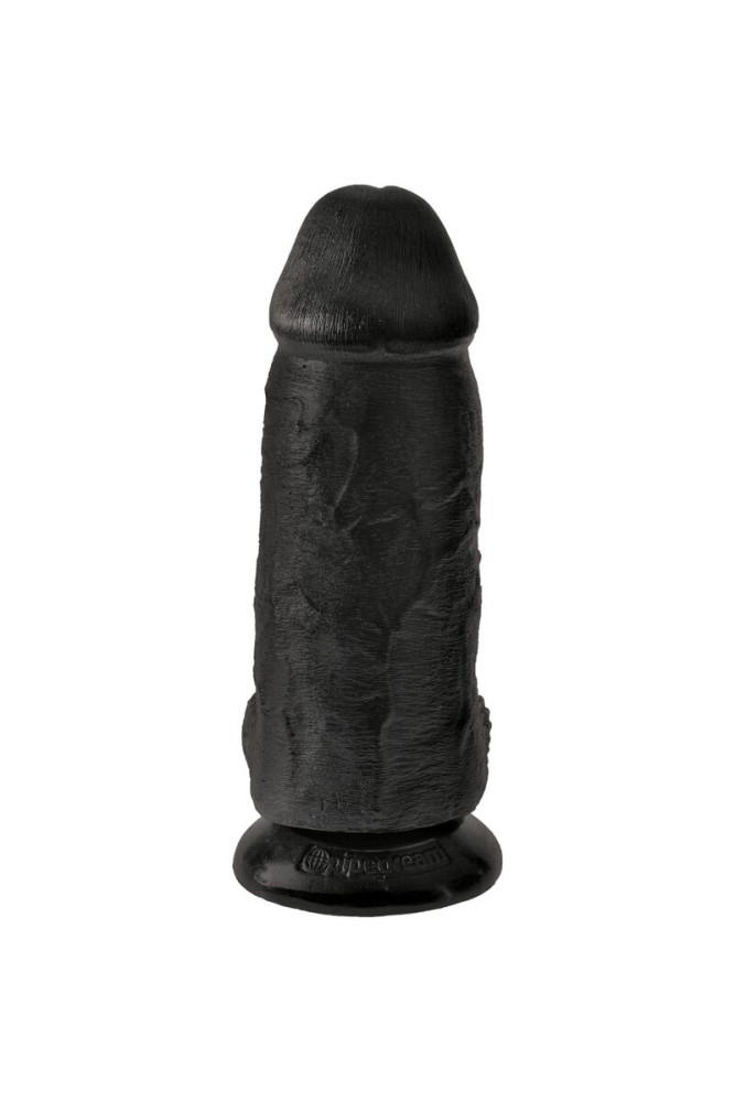 KING COCK - PENE REALISTICO PASSODATO 23 CM NERO