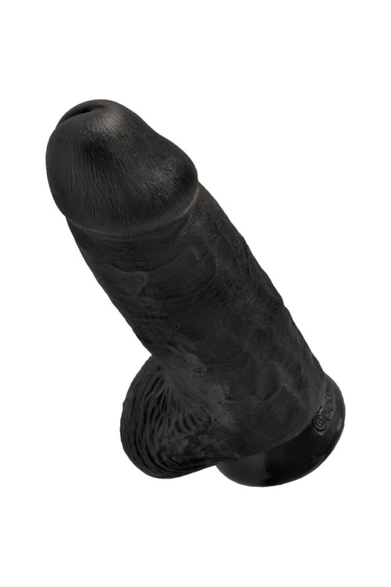 KING COCK - PENE REALISTICO PASSODATO 23 CM NERO