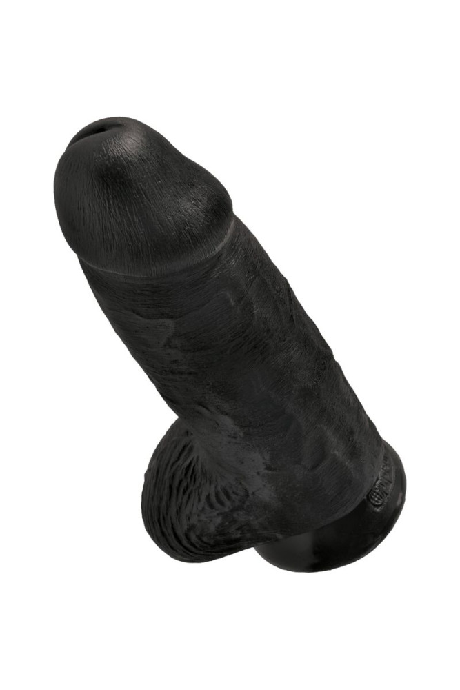 KING COCK - PENE REALISTICO PASSODATO 23 CM NERO