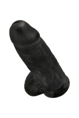 KING COCK - PENE REALISTICO PASSODATO 23 CM NERO