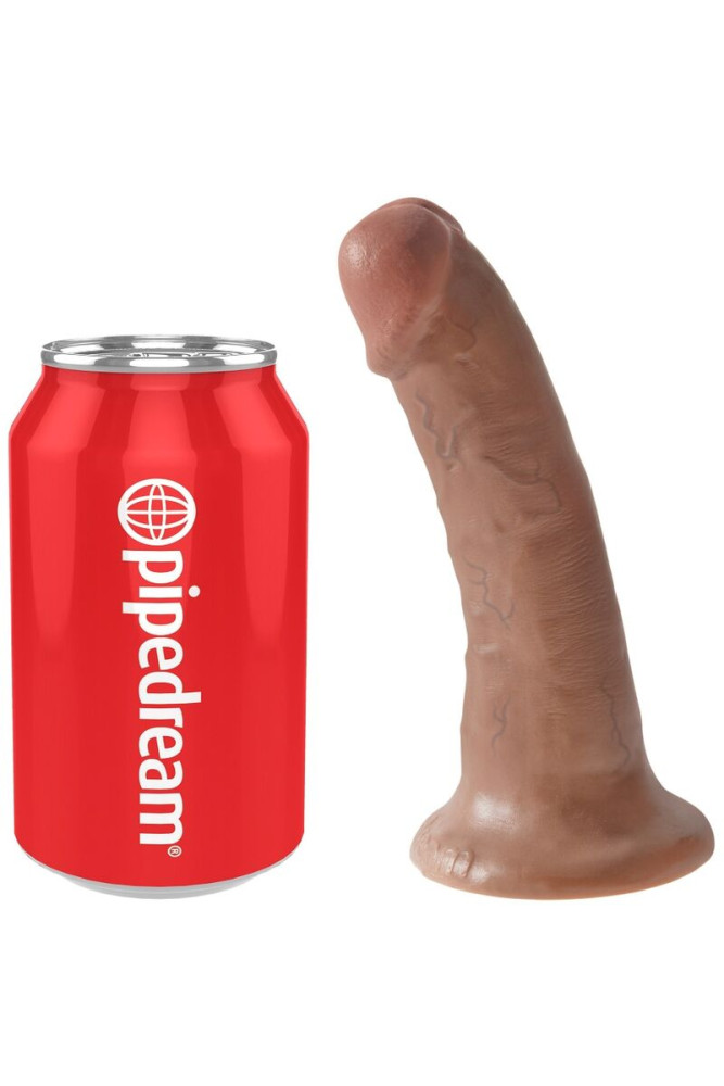 KING COCK - PENE REALISTICO 15 CM CARAMEL