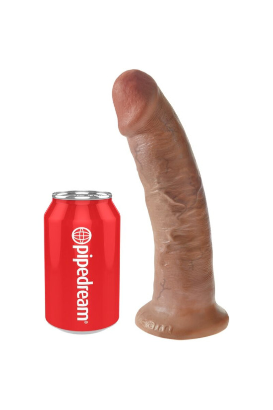 KING COCK - PENE REALISTICO 21.7 CM CARAMEL