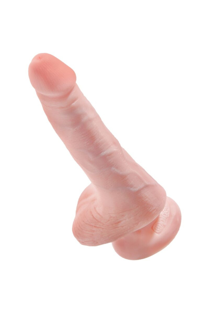 KING COCK - PENE REALISTICO CON SFERE 13.5 CM LEGGERO