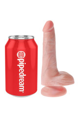 KING COCK - PENE REALISTICO CON SFERE 13.5 CM LEGGERO