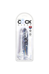 KING COCK - CLEAR PENE REALISTICO 15.5 CM TRASPARENTE