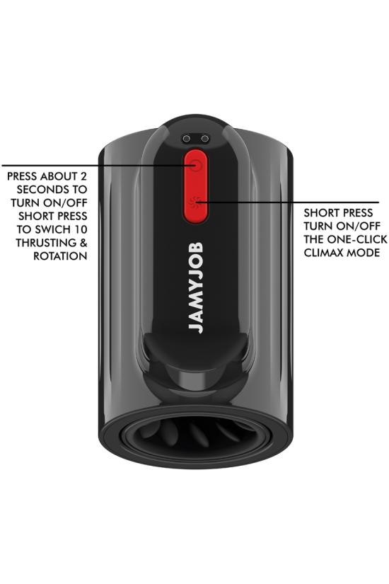 JAMYJOB - MASTURBATORE IN MODALIT TURBO CON SPINTA A VORTEX E ROTAZIONE A 360
