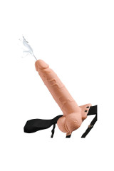 FETISH FANTASY SERIES - IMBRACATURA REGOLABILE PENE REALISTICO CON SFERE SQUIRTING 19 CM