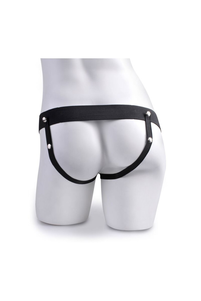 FETISH FANTASY SERIES - IMBRACATURA REGOLABILE PENE REALISTICO CON SFERE SQUIRTING 19 CM