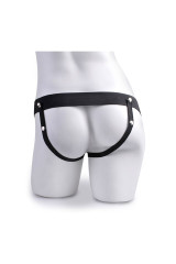 FETISH FANTASY SERIES - IMBRACATURA REGOLABILE PENE REALISTICO CON SFERE SQUIRTING 19 CM