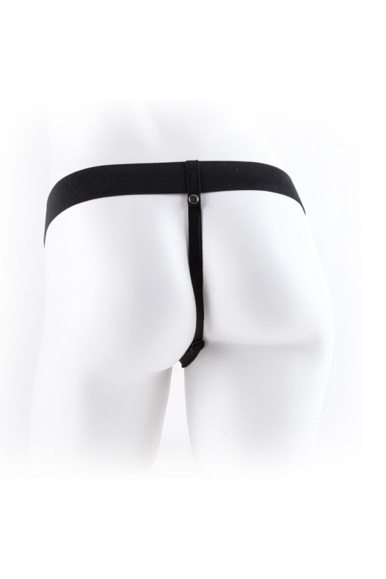 FETISH FANTASY SERIES - IMBRACATURA REGOLABILE PENE REALISTICO 28 CM