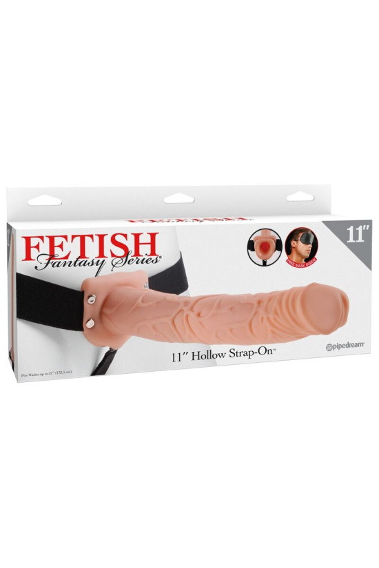 FETISH FANTASY SERIES - IMBRACATURA REGOLABILE PENE REALISTICO 28 CM