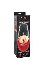 PDX ELITE - STROKER FUCK-O-MATIC VAGINA DOPPIA VIBRAZIONE PENE E TESTICOLI