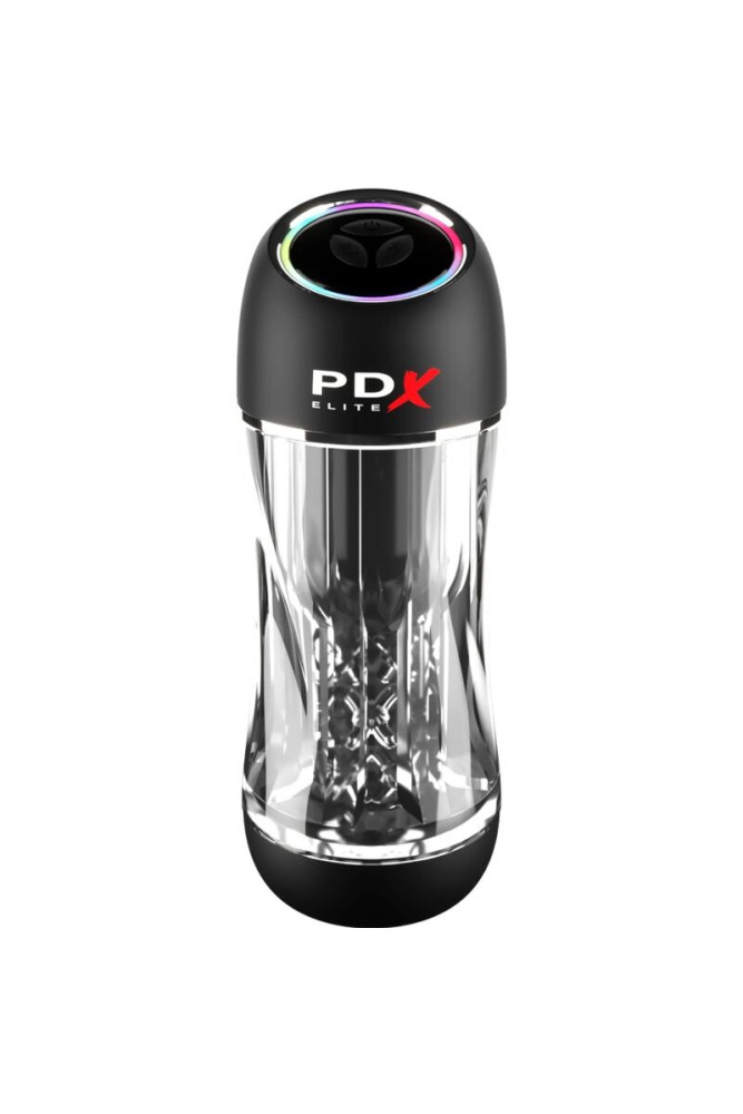 PDX ELITE - VIBRATORE STROKER VIEWTUBE PRO TRASPARENTE