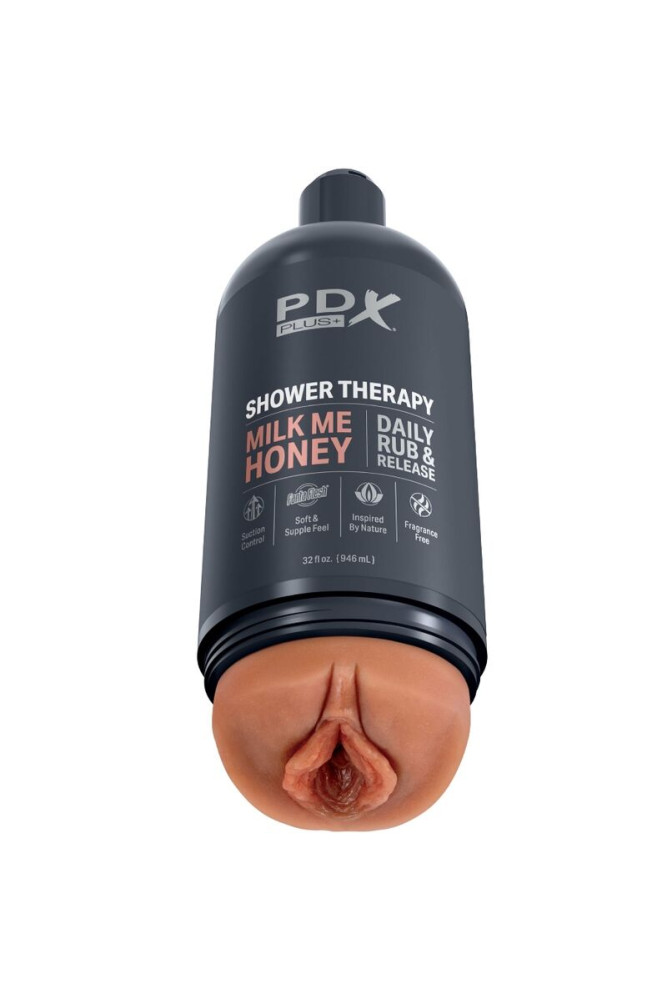 PDX PLUS - MASTURBATORE STROKER DESIGN DISCRETO DELLA BOTTIGLIA MILK ME HONEY CANDY SHAMPOO