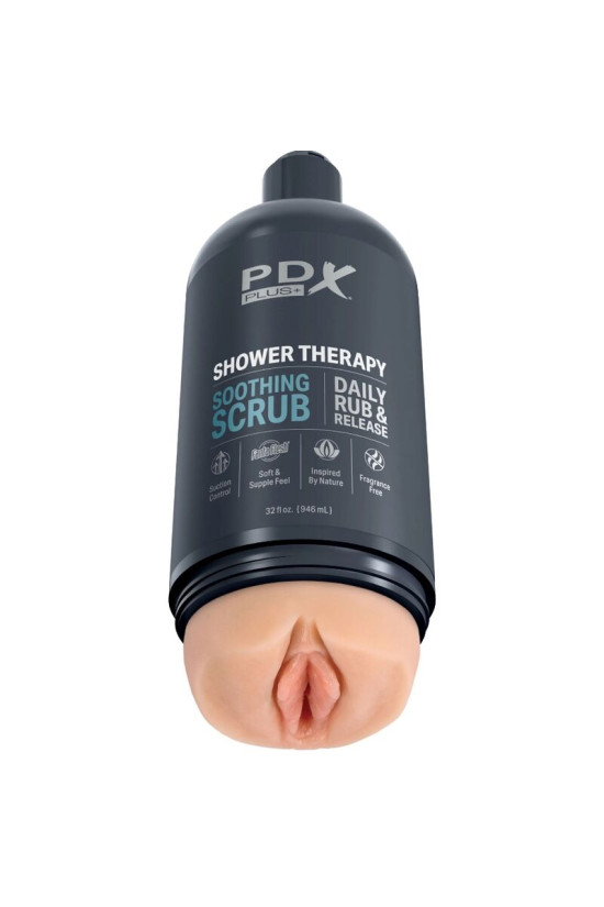 PDX PLUS - SHAMPOO SCRUB LENITIVO STROKER MASTURBATOR DAL DESIGN DISCRETO DELLA BOTTIGLIA