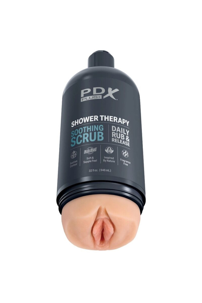 PDX PLUS - SHAMPOO SCRUB LENITIVO STROKER MASTURBATOR DAL DESIGN DISCRETO DELLA BOTTIGLIA