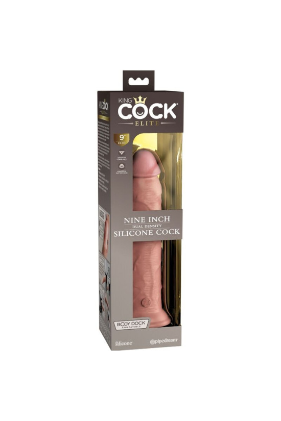 KING COCK - ELITE DILDO REALISTICO IN SILICONE 23 CM