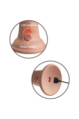 KING COCK - ELITE DILDO REALISTICO VIBRANTE E SILICONE 15.2 CM