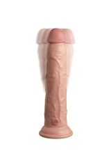 KING COCK - ELITE VIBRATORE DILDO REALISTICO E TELECOMANDO IN SILICONE 23 CM