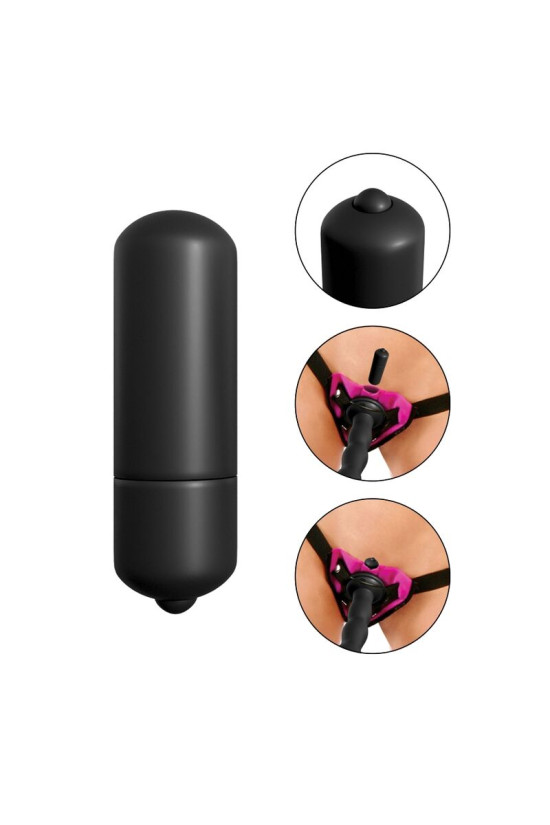 FETISH FANTASY SERIES - SET STRAP-ON VIBRANTE VIOLA.