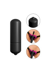 FETISH FANTASY SERIES - SET STRAP-ON VIBRANTE VIOLA.