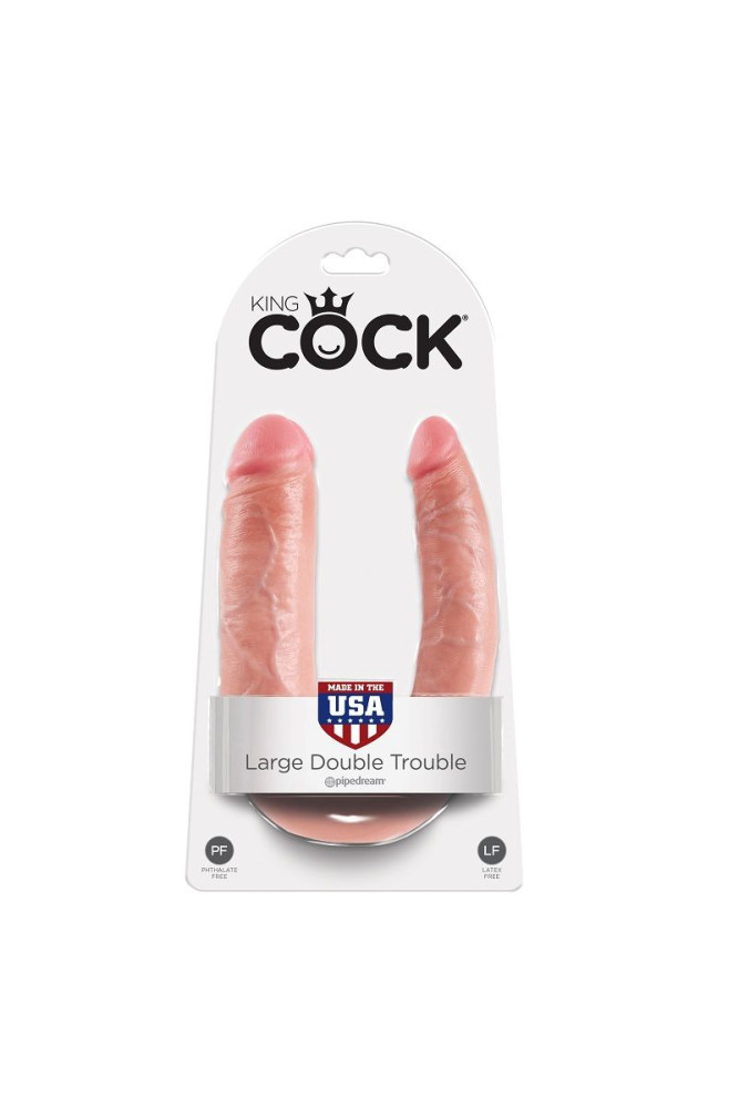 KING COCK - A FORMA DI U GRANDE DOPPIO TROUBLE FLESH