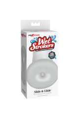 FETISH FANTASY EXTREME - MASTURBADOR MASCHILE IN SILICONE TRASPARENTE SLIDE & GLIDE