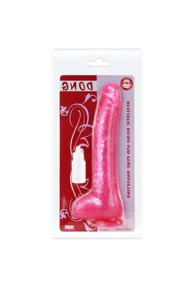 BAILE - DONG DILDO ROSA REALISTICO CON VENTOSA