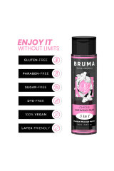 BRUMA - OLIO DA MASSAGGIO PREMIUM EFFETTO CALORE SAPORE GOMMA 3 IN 1 - 100 ML