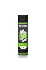 BRUMA - OLIO DA MASSAGGIO PREMIUM EFFETTO CALORE SAPORE ANGURIA 3 IN 1 - 100 ML