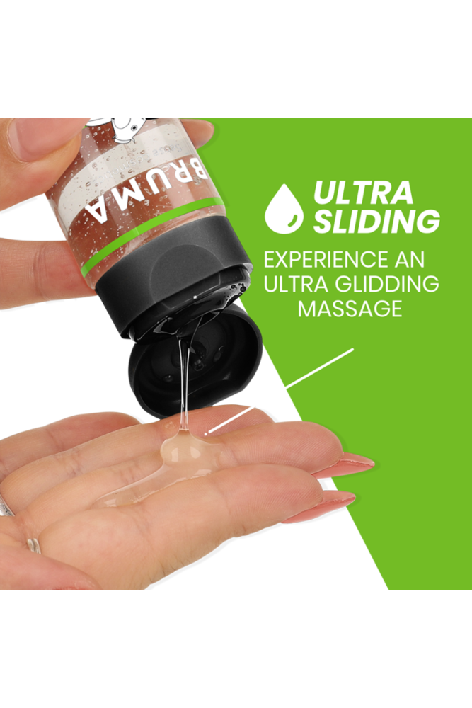 BRUMA - OLIO DA MASSAGGIO PREMIUM EFFETTO CALORE SAPORE ANGURIA 3 IN 1 - 100 ML