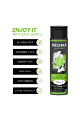 BRUMA - OLIO DA MASSAGGIO PREMIUM EFFETTO CALORE SAPORE ANGURIA 3 IN 1 - 100 ML