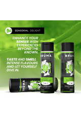 BRUMA - OLIO DA MASSAGGIO PREMIUM EFFETTO CALORE SAPORE ANGURIA 3 IN 1 - 100 ML