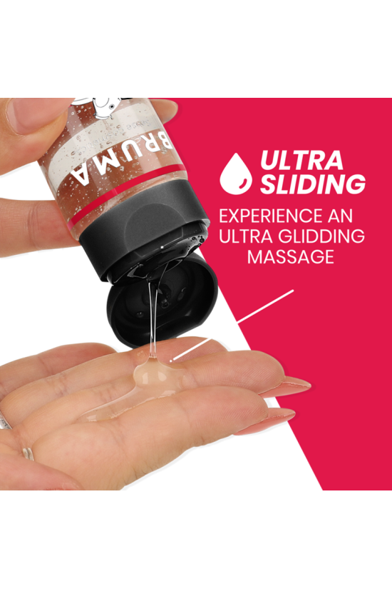 BRUMA - OLIO DA MASSAGGIO PREMIUM EFFETTO CALORE SAPORE FRAGOLA 3 IN 1 - 100 ML