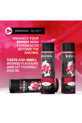 BRUMA - OLIO DA MASSAGGIO PREMIUM EFFETTO CALORE SAPORE FRAGOLA 3 IN 1 - 100 ML