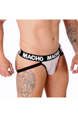 MACHO - MX26X1 JOCK GRID BIANCO M
