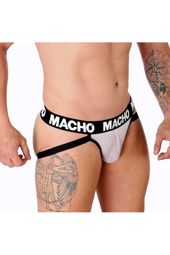 MACHO - MX26X1 JOCK GRID BIANCO L