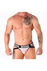MACHO - MX26X1 JOCK GRID BIANCO XL