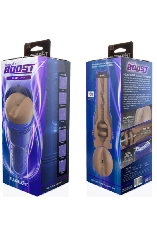 FLESHLIGHT BOOST - MASTURBADOR FEMMINILE ANO BLAST MD FLESH RP