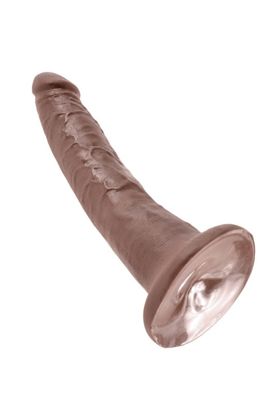 KING COCK - 7 DILDO CIOCCOLATO 17.8 CM