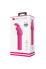 PRETTY LOVE - VIBRATORE IN SILICONE GERARDO FUSCHIA RABBIT