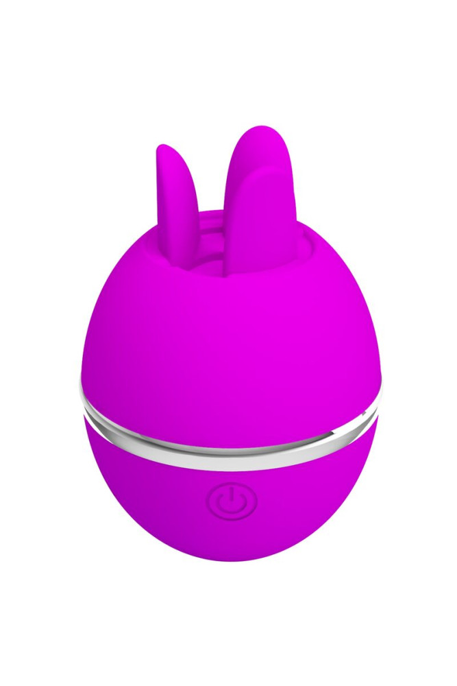 PRETTY LOVE - VIBRATORE IN SILICONE TONDO VIOLA GEMINI BALL