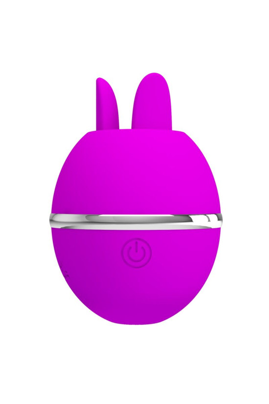 PRETTY LOVE - VIBRATORE IN SILICONE TONDO VIOLA GEMINI BALL