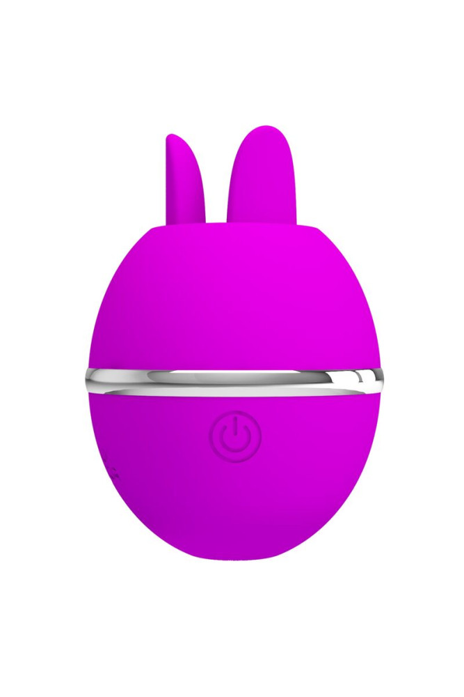 PRETTY LOVE - VIBRATORE IN SILICONE TONDO VIOLA GEMINI BALL