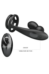 PRETTY LOVE - ANELLO PER PENE MARSHALL CON PLUG ANALE VIBRANTE CON TELECOMANDO